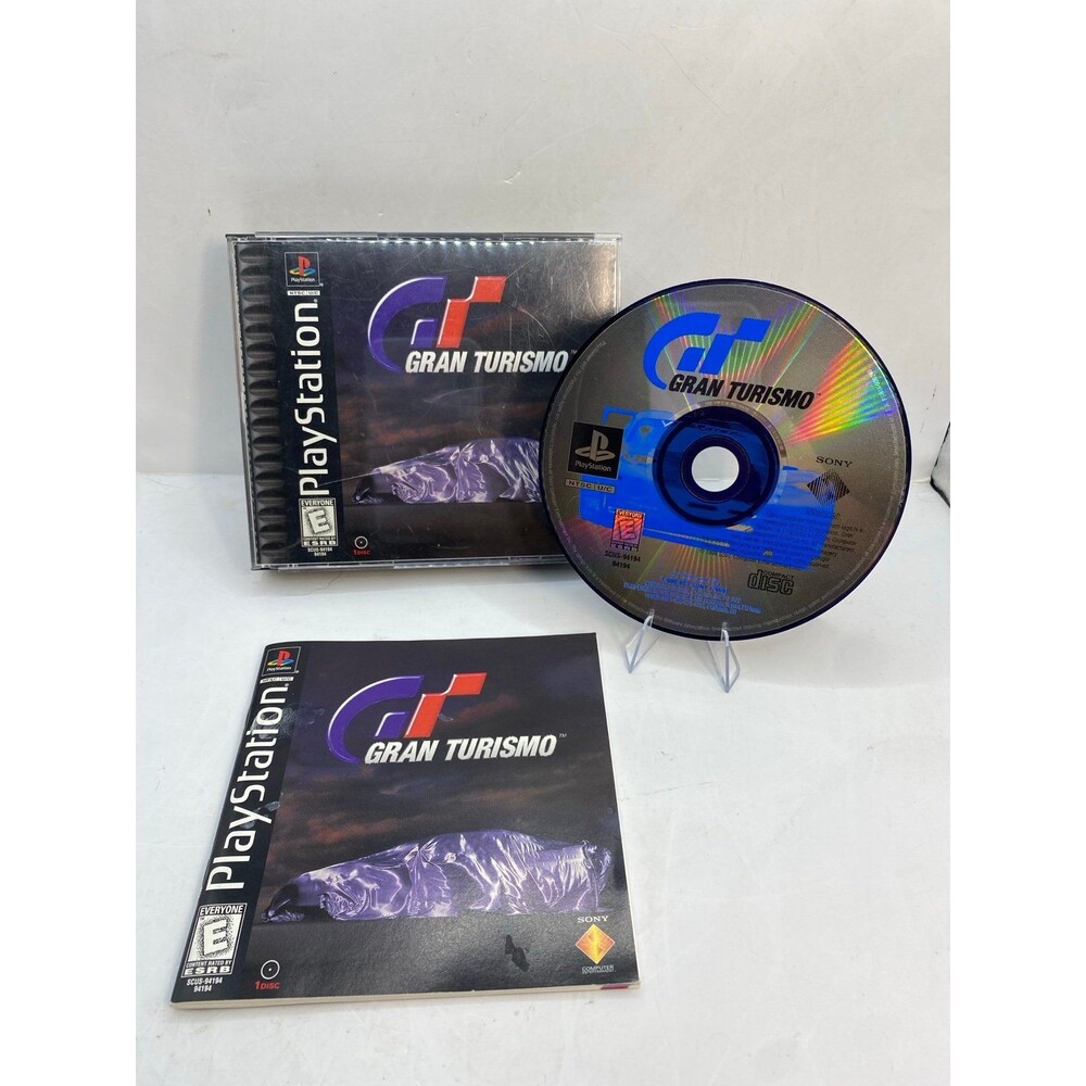 Gran Turismo Sony PlayStation 1 PS1 Sony 1998 E NTSC-U/C Manual Included